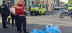 Mujer fallece tras fuerte accidente de motocicleta en zona 1