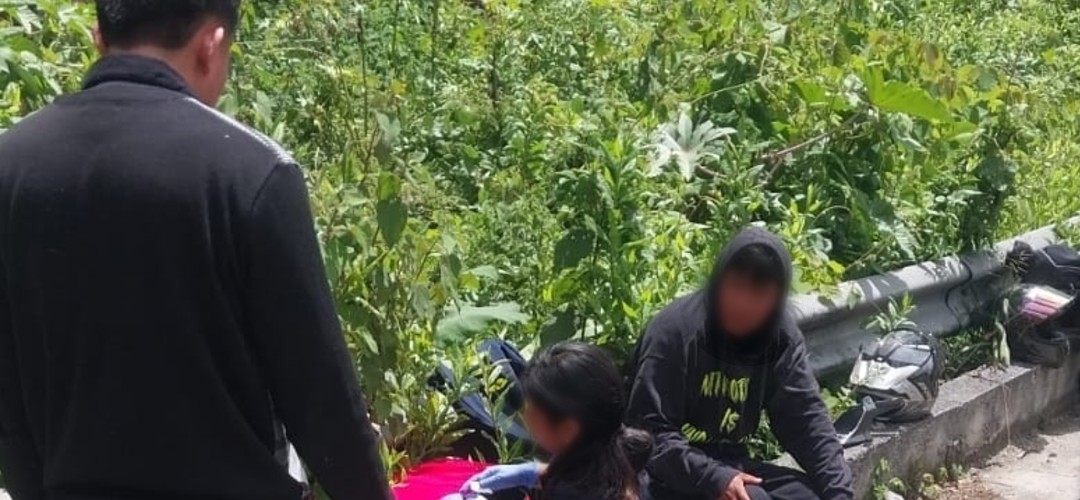Motoristas se accidentan en la ruta Interamericana