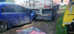 Fuerte accidente: Vehículo choca contra tráiler en la ruta Interamericana