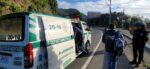Dos personas heridas en accidente de tránsito en ruta Interamericana