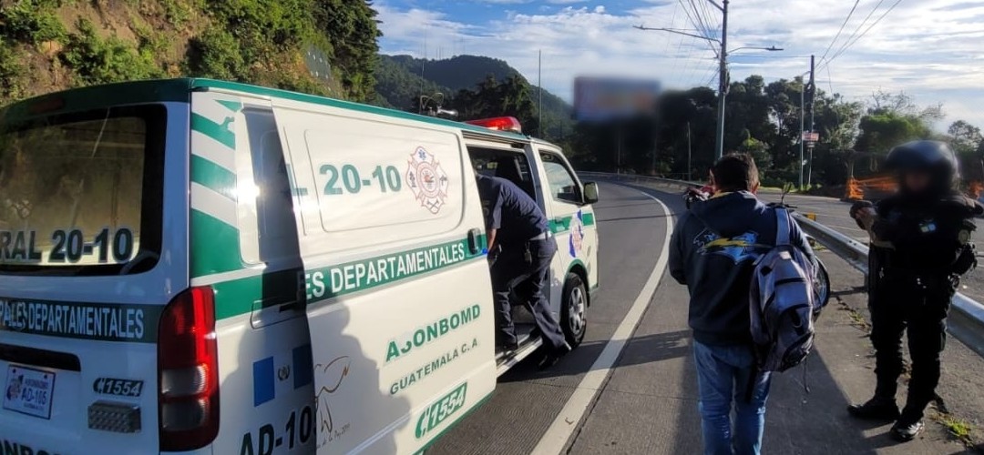 Dos personas heridas en accidente de tránsito en ruta Interamericana