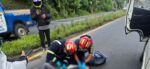 Motorista y su acompañante heridos tras accidente de tránsito en ruta Interamericana