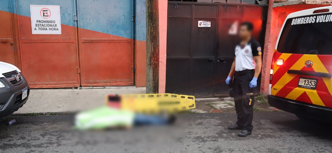 Ataque armado deja a hombre fallecido en la zona 3