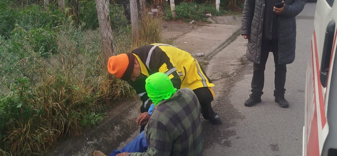 Motorista herido tras ser atropellado en Totonicapán