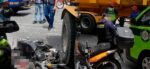 Motorista resulta herido tras colisionar con camión en zona 12