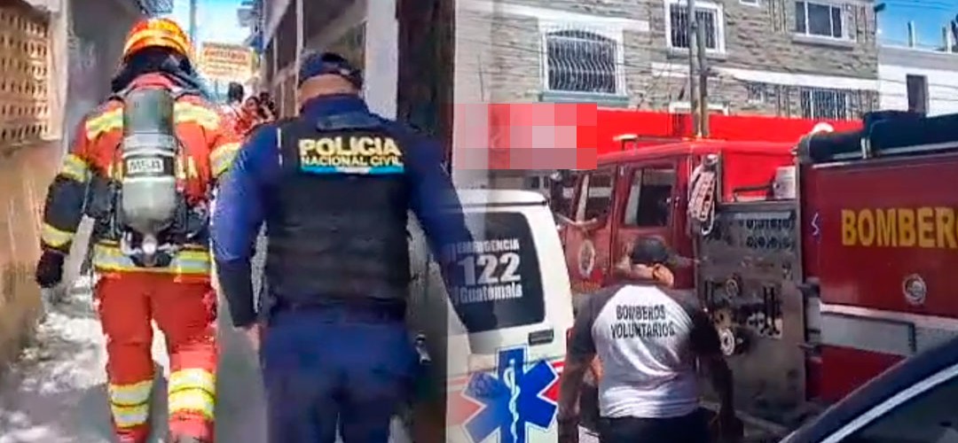 Se reporta incendio en bodega de fuegos pirotécnicos en la zona 18