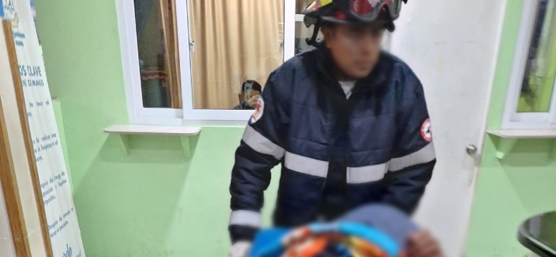 Adolescente resulta herido tras ser atropellado en Totonicapán