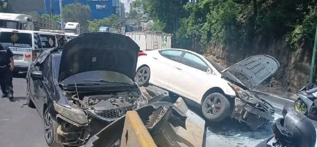 Fuerte accidente de tránsito se registró en la ruta al Pacífico