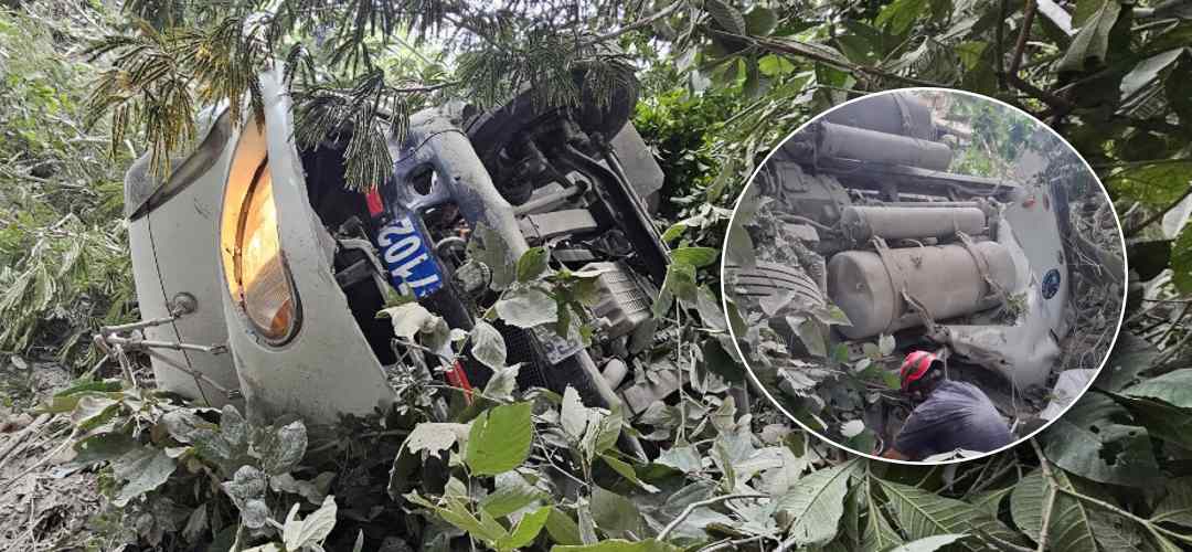 Piloto de camión fallece tras caer a barranco en la “Vuelta del Diablo”, Jutiapa