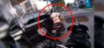 Momento en que motorista y pickup colisionan en zona 9 (VIDEO)