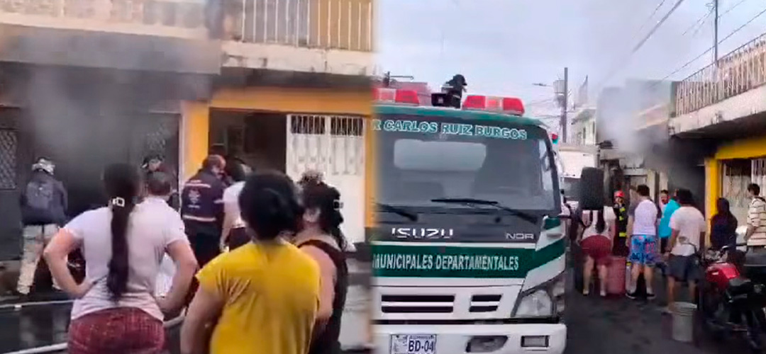 Incendio consume vivienda en San Miguel Petapa