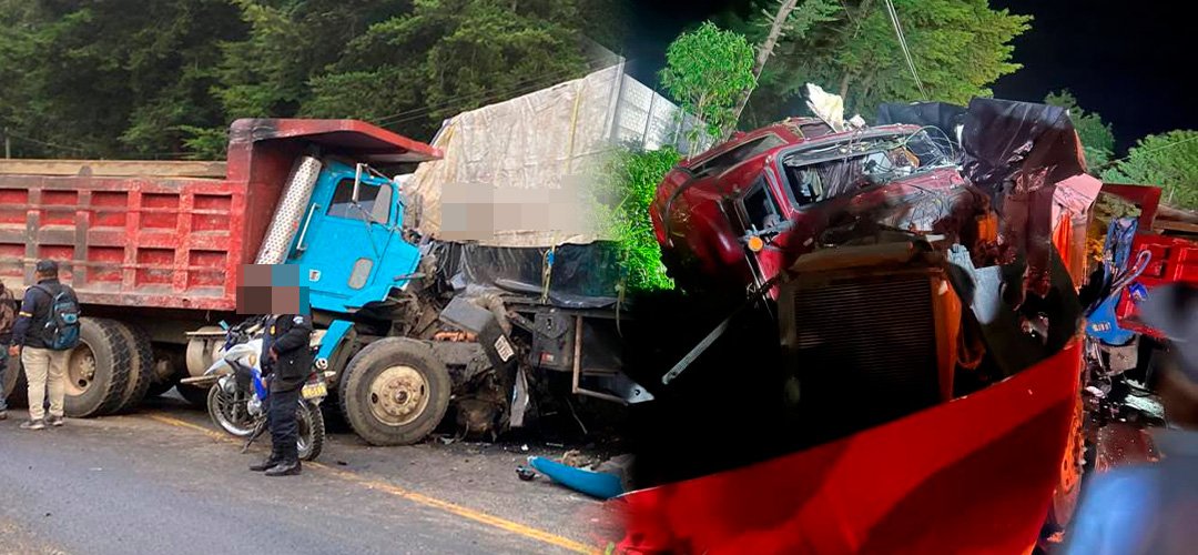 Accidente en Ruta a las Verapaces deja dos personas heridas