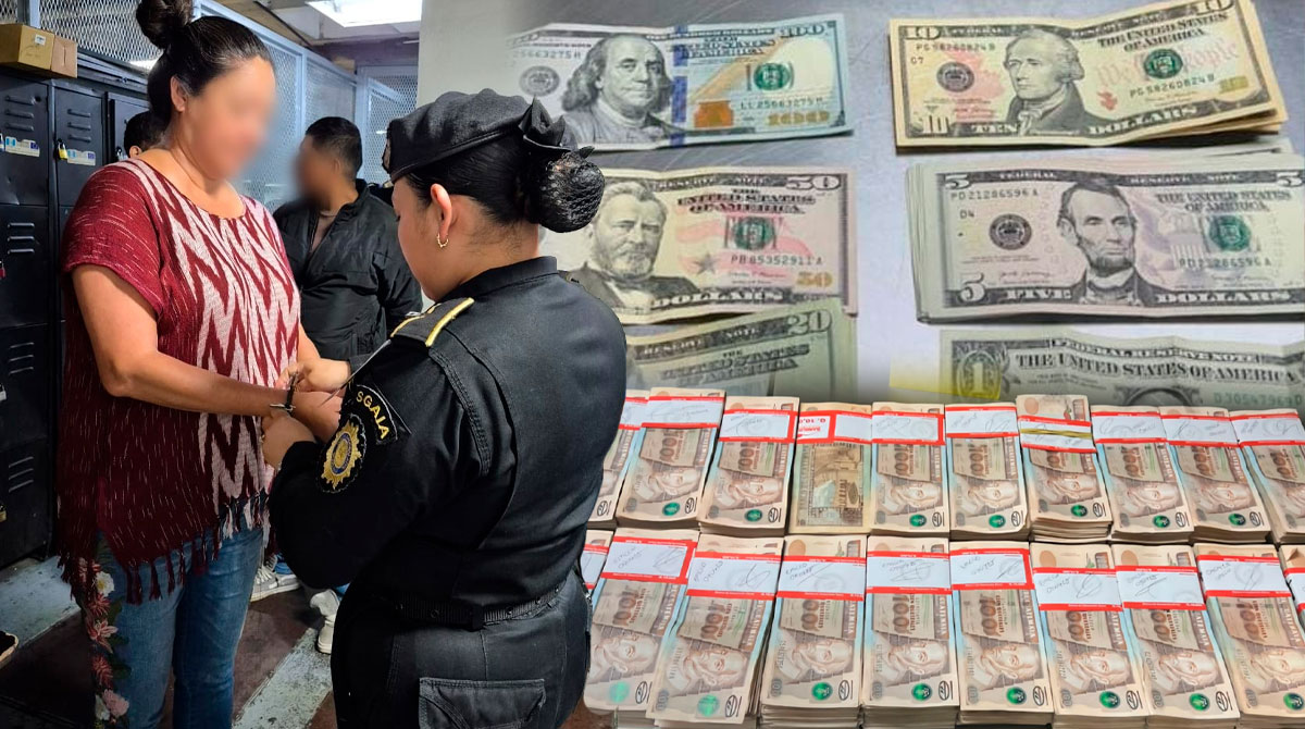 Mujer intenta salir del país con más de Q200 mil sin declarar
