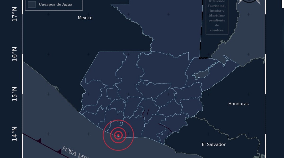Fuerte sismo sacudió a Guatemala la noche de este jueves 18 de septiembre