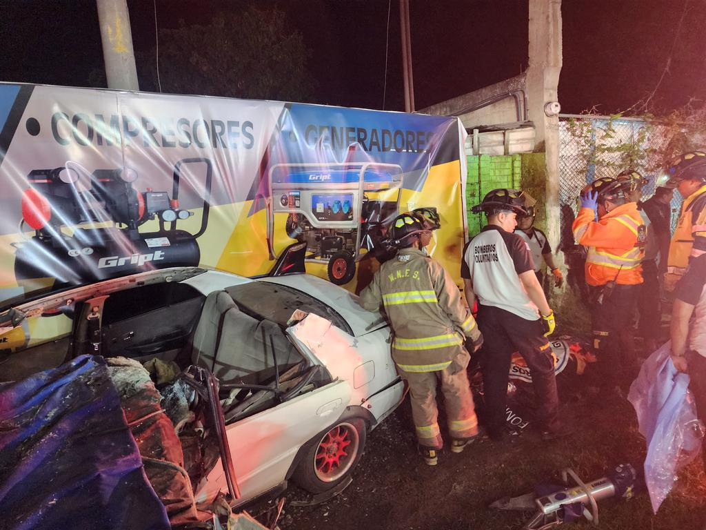 Ruta al Atlántico: Aparatoso accidente deja un fallecido y tres heridos