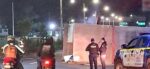 Tráiler quedó volcado en la ruta al Pacífico
