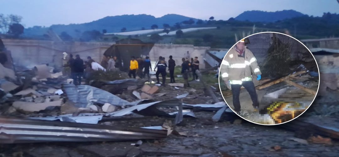 Identifican a víctimas tras incendio y explosión de cohetería en Sumpango, Sacatepéquez