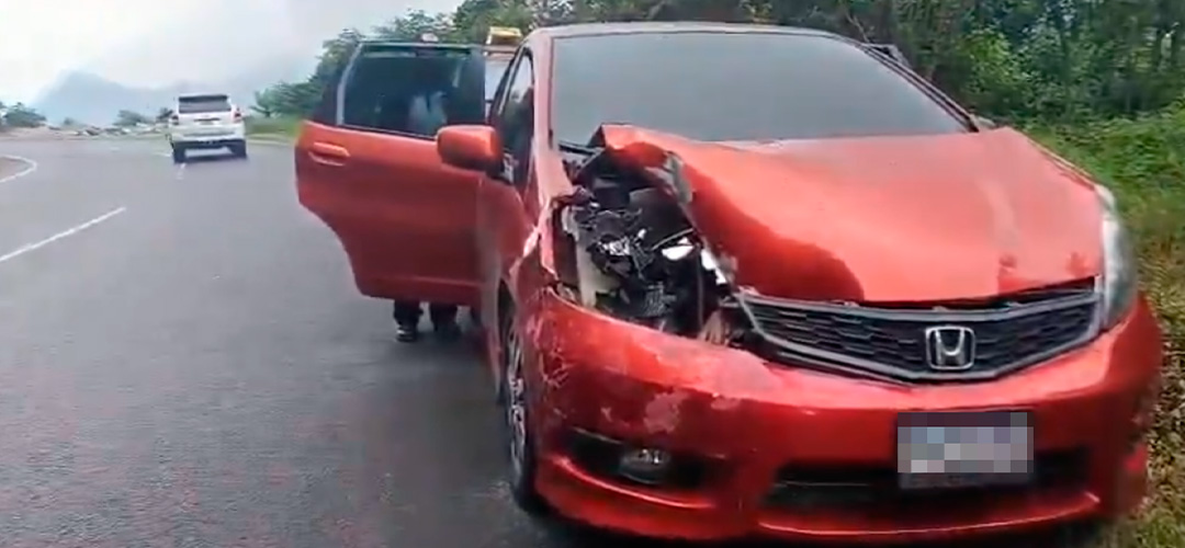 Vehículo se accidenta en la ruta Interamericana