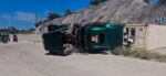 Tráiler vuelca y complica el paso en ruta al  Atlántico