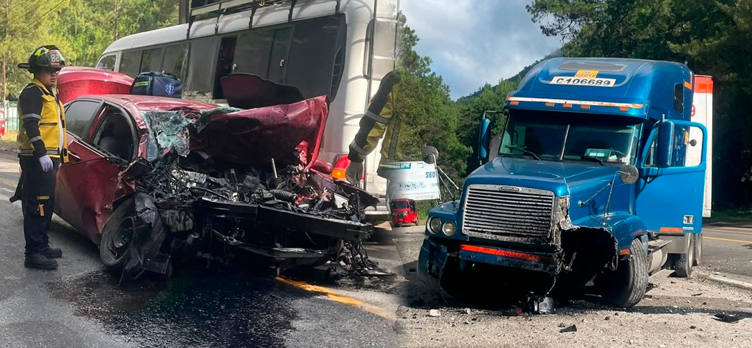 Fuerte accidente en ruta a las Verapaces deja un fallecido