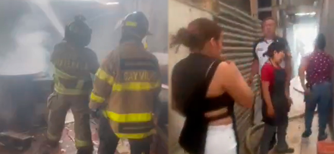 Reportan incendio en el interior de un negocio en zona 19