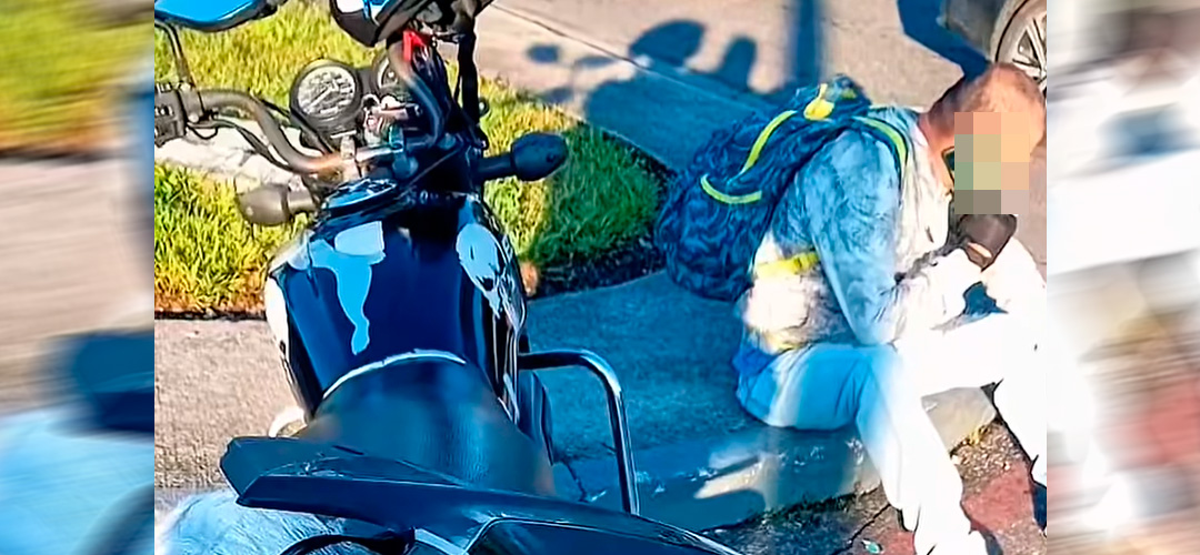 Motorista herido tras ser atropellado en Calzada San Juan