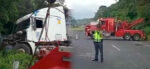 Accidente en autopista Palín, Escuintla complica el paso