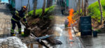 Fuga de gas propano provoca incendio en comercios de Chimaltenango