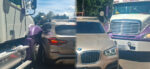 Tráiler colisiona con camioneta en la ruta al Pacífico