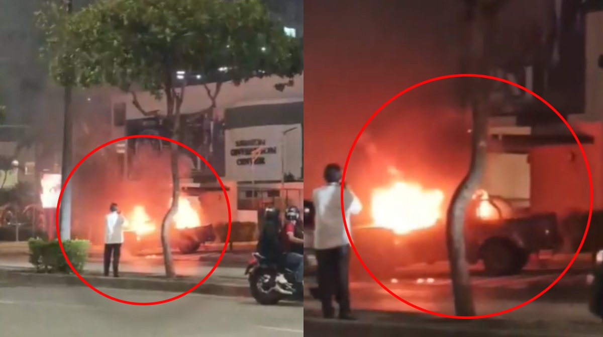 Impactante explosión de carro bomba en Guayaquil dejó múltiples heridos (VIDEO)