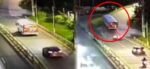 Momento exacto en que bus cae del Puente Tinco (VIDEO)