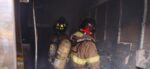 Controlan incendio en negocio de Suchitepéquez
