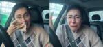 Joven rompe en llanto tras chocar con camión en México (VIDEO)