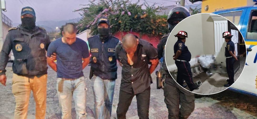 Capturan a dos presuntos responsables del ataque armado contra garita en San Juan Alotenango