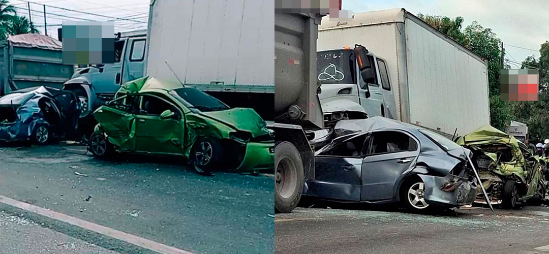 Fuerte accidente en Río Hondo, Zacapa deja tres heridos