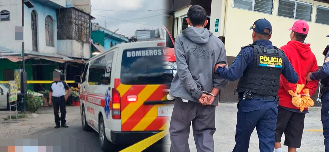 Persecución permite la captura de dos presuntos sicarios en Mixco