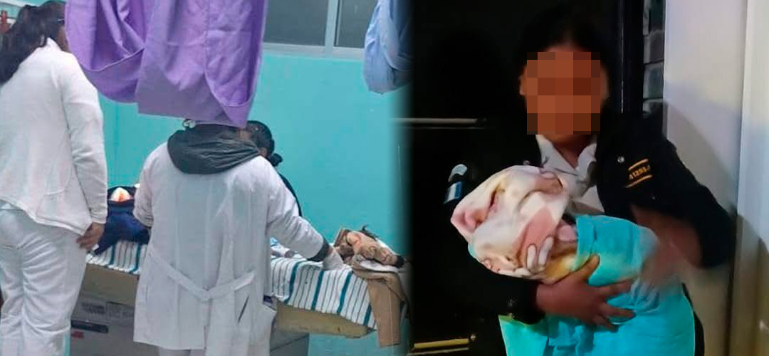 Rescatan a recién nacida abandonada en zona 2 de Sololá