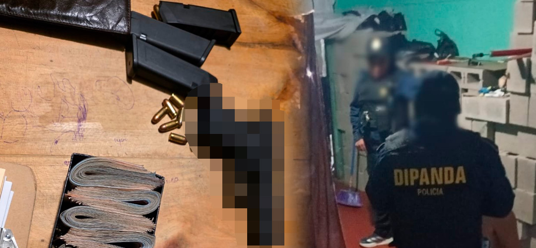 Incautan más de Q 150 mil y armas de fuego en tres municipios