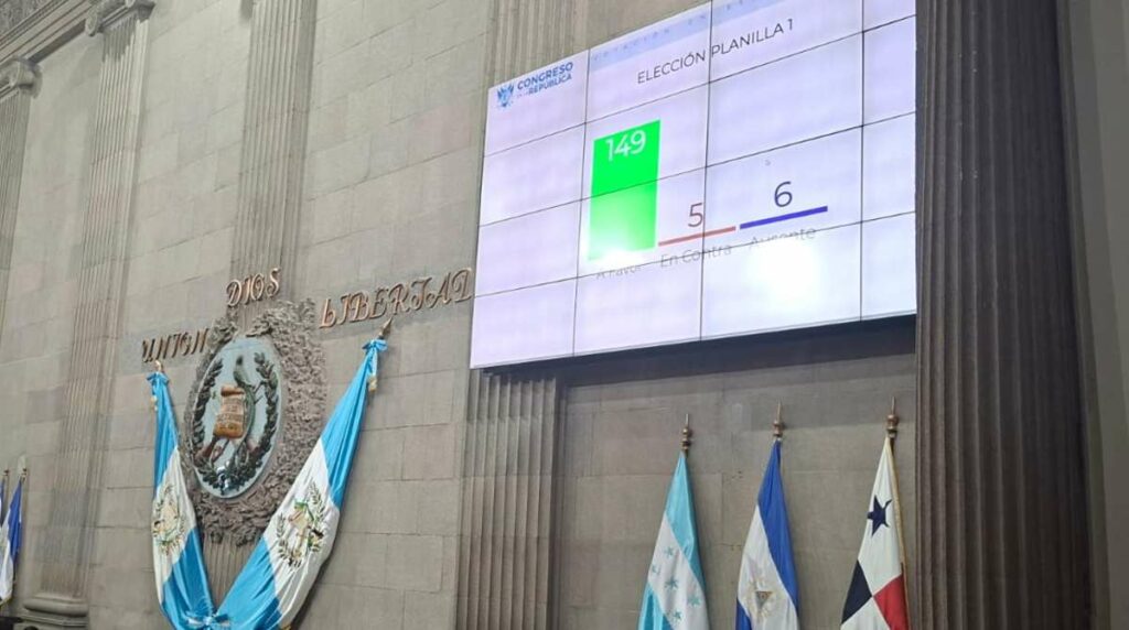 Así quedó conformada oficialmente la Junta Directiva del Congreso 2026-2027
