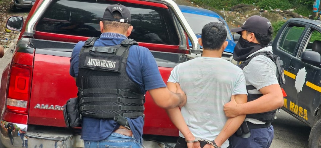 PNC captura a presuntos responsables del secuestro de un hombre