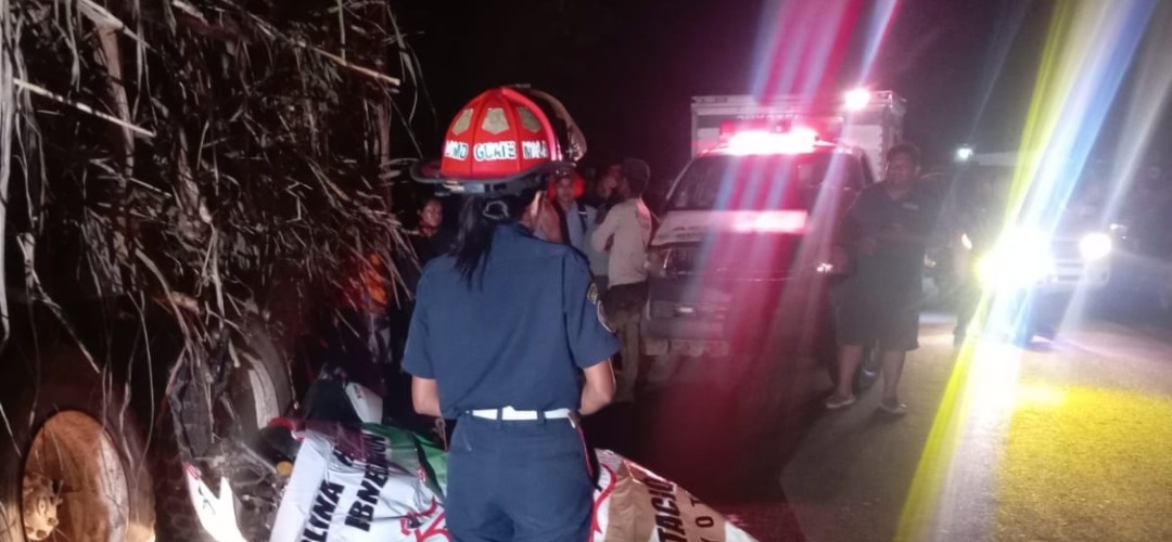 Identifican al motorista fallecido en Cuyotenango, Suchitepéquez