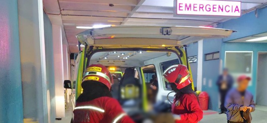 Mujer herida tras asalto en zona 5 de Mixco