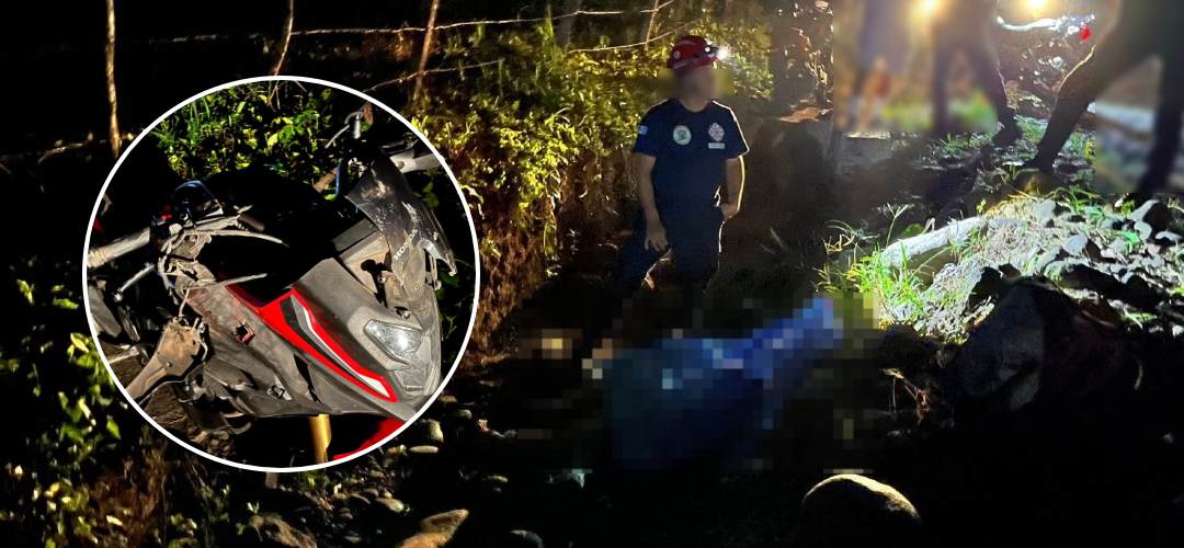 Accidente de tránsito en tramo de terracería en Retalhuleu deja un motorista fallecido y un herido