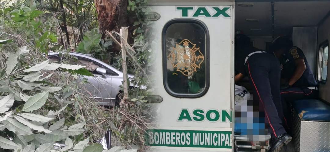 Hombre fallece camino al hospital tras caer con su vehículo en una hondonada en la CA-02