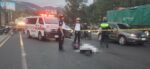 Mujer fallece tras caer de motocicleta en marcha en la Calzada Roosevelt