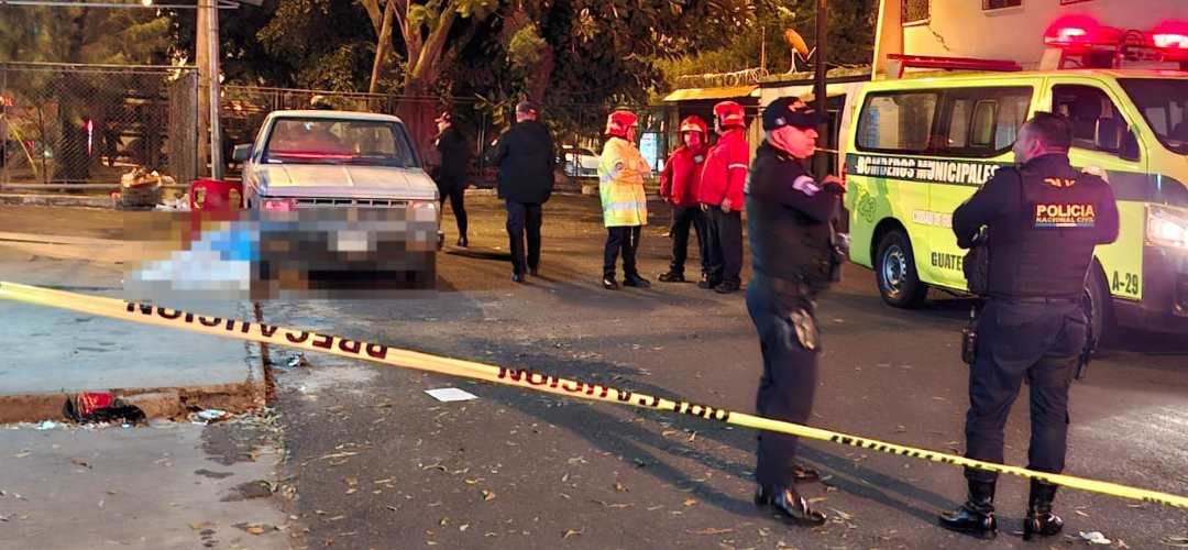 Violento ataque armado en zona 12 deja un hombre fallecido en plena vía pública