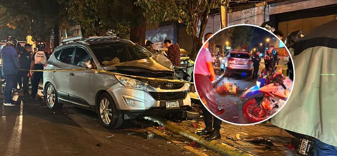 Accidente de tránsito en calzada San Juan deja un motorista fallecido y otro herido