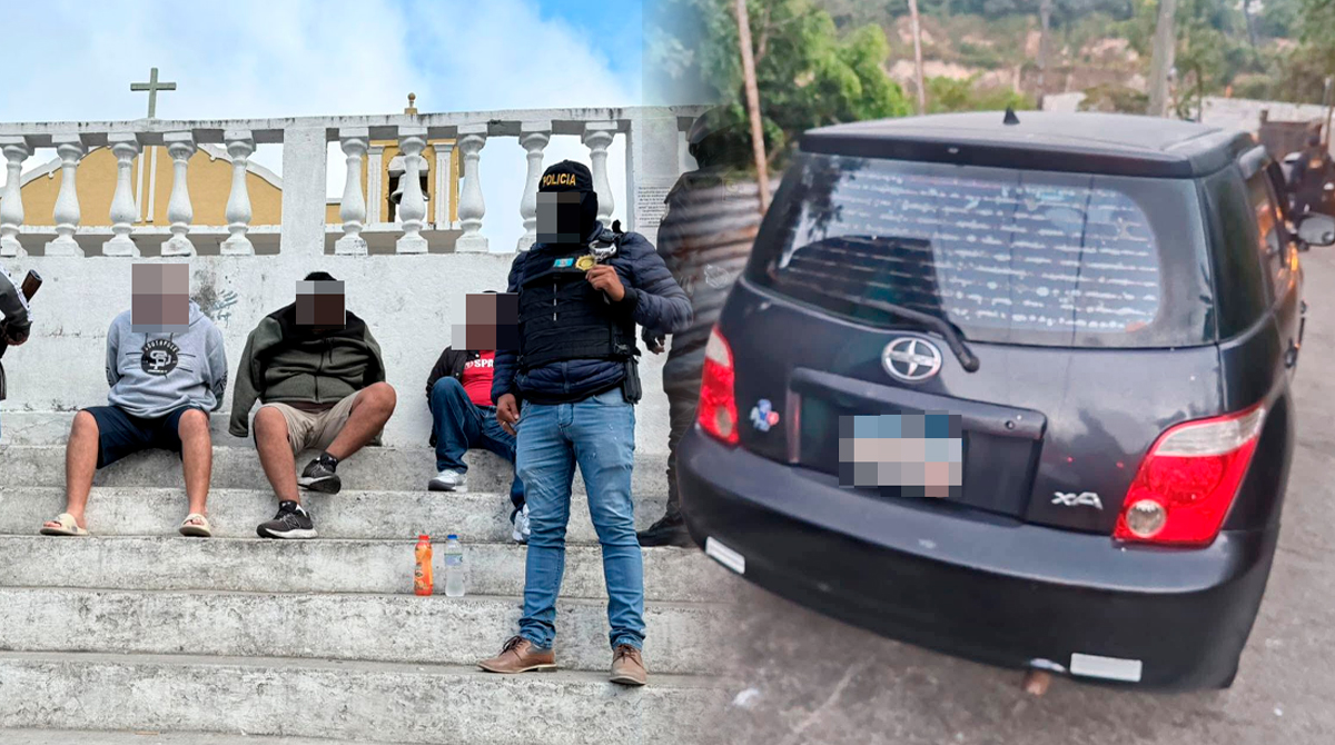 PNC desmantela organización criminal “Los Taxistas del Viejo”