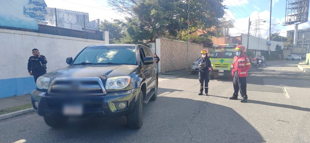 Intensa balacera en zona 11 deja dos heridos