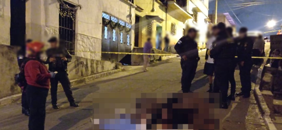 Balacera en zona 5 deja dos personas fallecidas en plena vía pública y tres más heridas